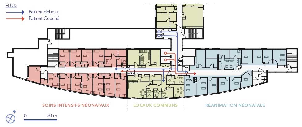 CH Métropole Savoie - Batiment Eveillon - Réanimation néonatale et néonatalogie