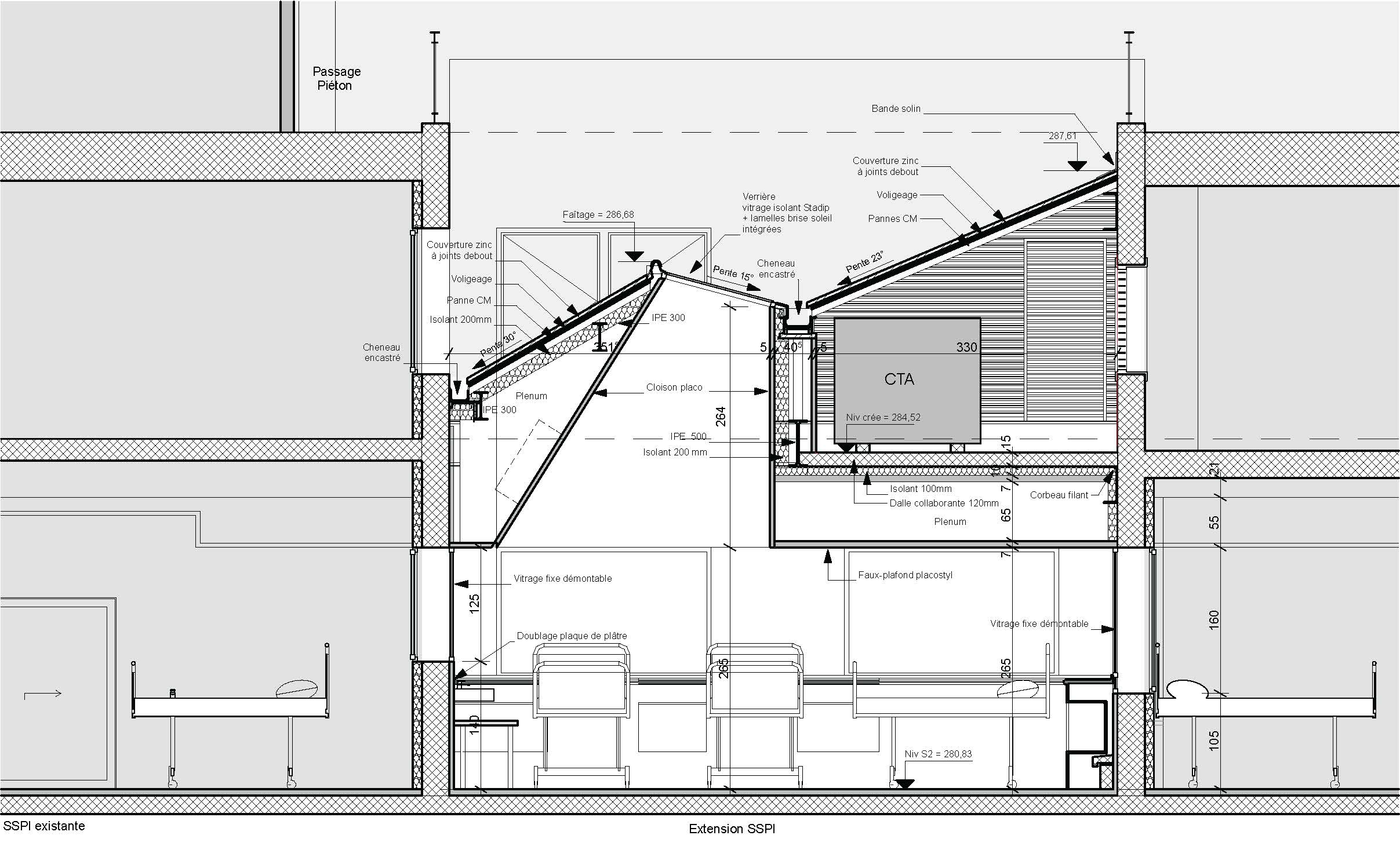 CHMS Chambéry - Extension de la SSPI