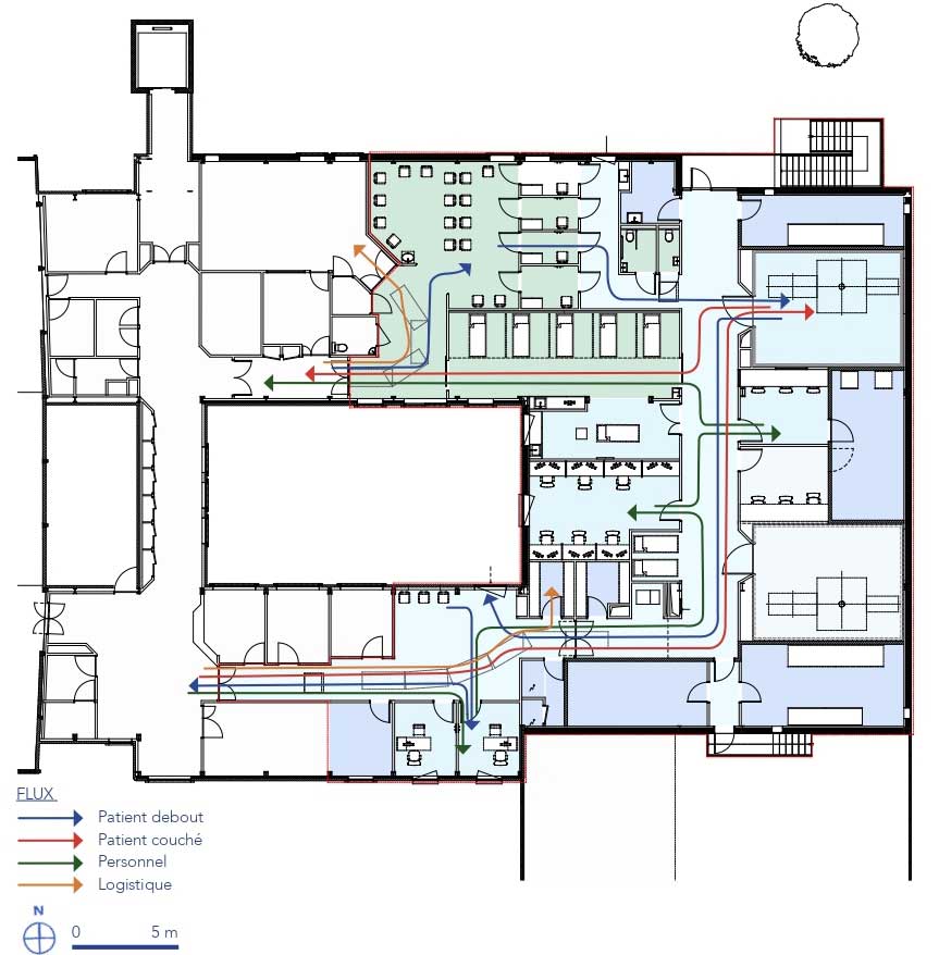 Hospices Civils de Lyon - Hôpital Lyon Est - Agrandissement du plateau technique d'imagerie IRM