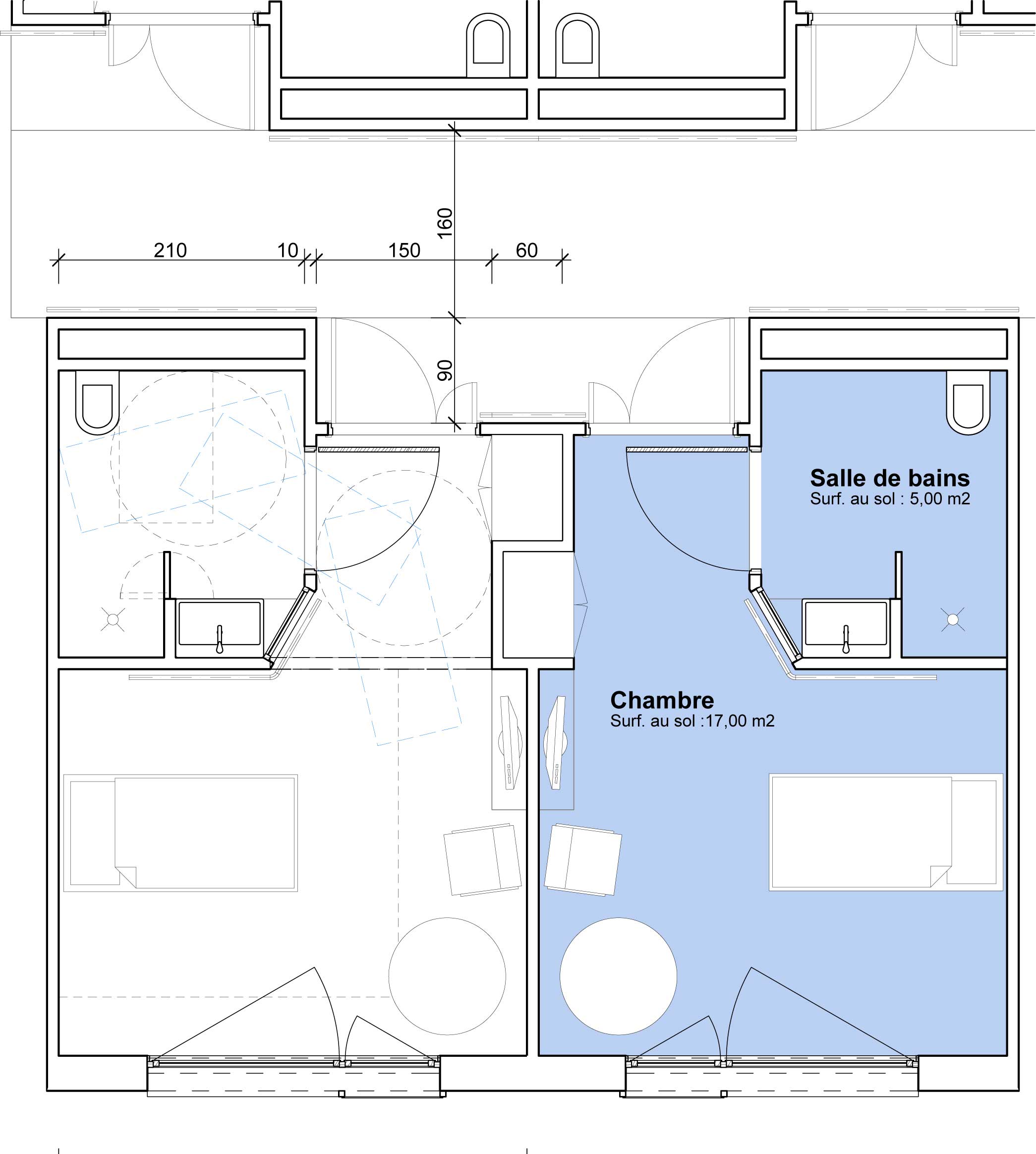 SVP - Reconstruction d'une EHPAD - Chambre